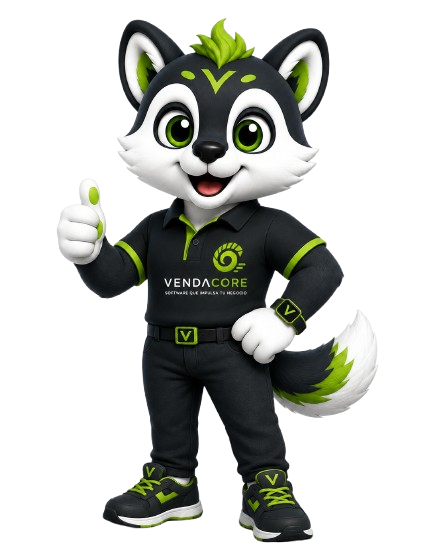 Mascota de VENDACORE, software de facturación electrónica